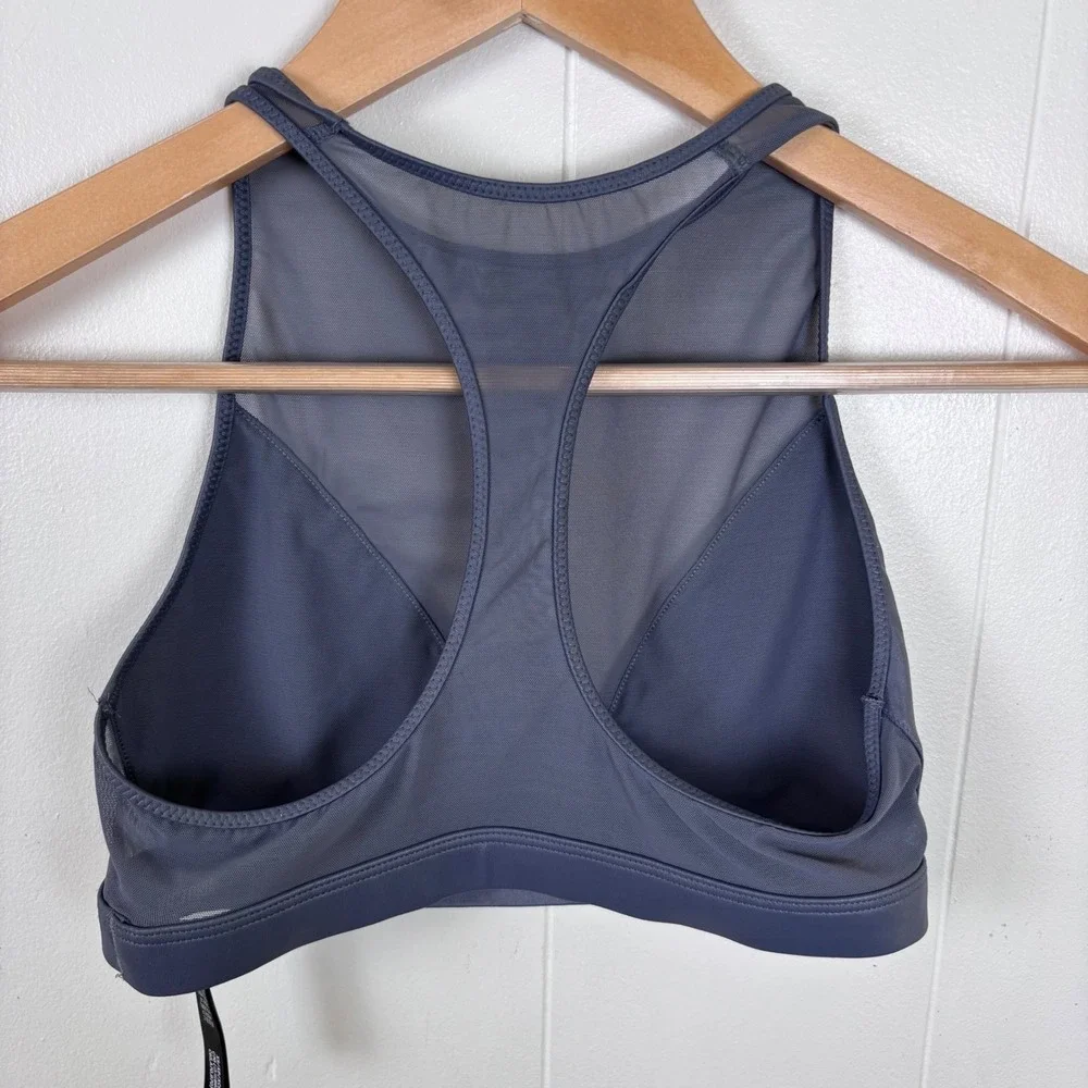 Victoria Sport Bra Top Mesh Racerback Athletic‎ Gray XS